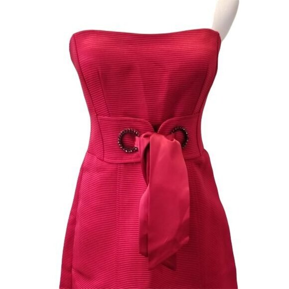 Nanette Lepore Dresses & Skirts - Nanette Lepore tube top Rhinestone detail dress women's size 2 (259)